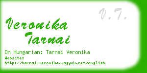 veronika tarnai business card